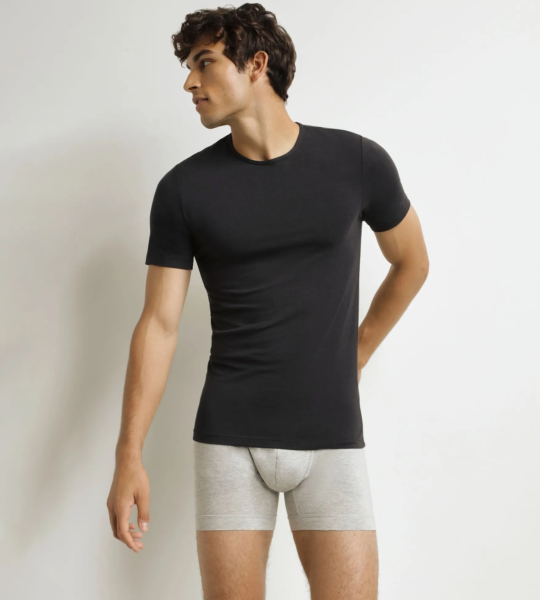 T-shirt homme à manches courtes Noir Dim Thermal