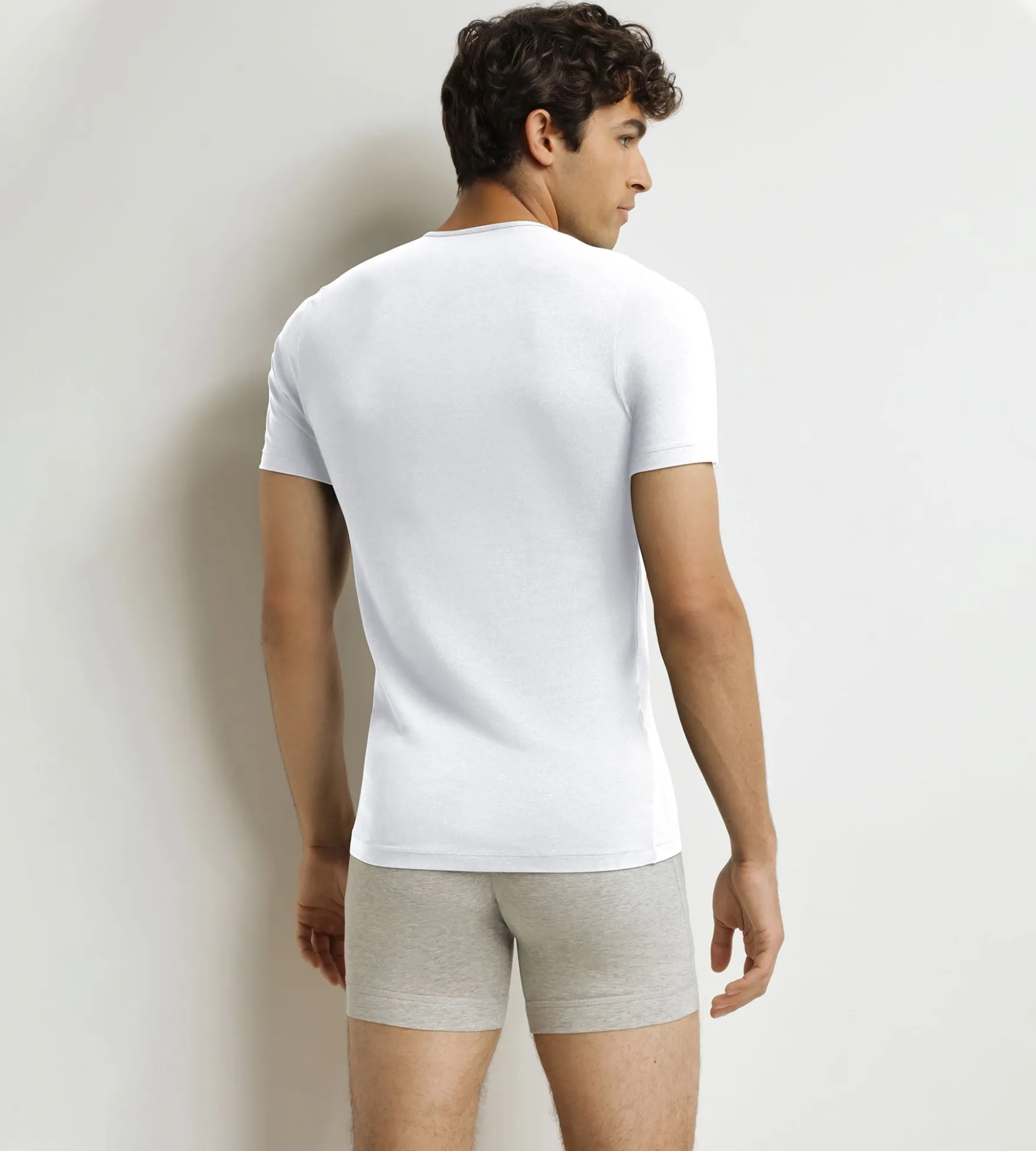 T-shirt homme à manches courtes Blanc Dim Thermal