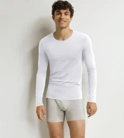 T-shirt homme à manches longues Blanc Dim Thermal